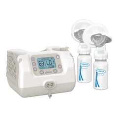 Dr Brown's Customflow Double Electric Quiet Breast Pump with SoftShape Silicone Shield