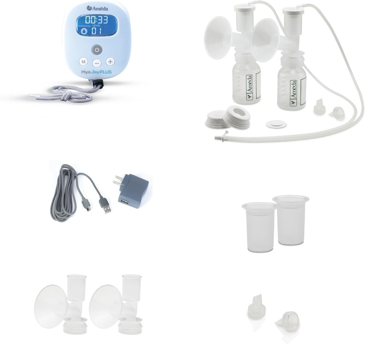 Mya Joy PLUS Rechargeable, Quiet, and Portable Double Breast-Pump