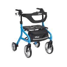 Nitro Sprint Rollator Blue - Ardent Medical Supply