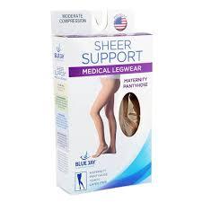 Ladies' Sheer Mod Maternity 15-20mmHg Panty Hose Tall - Ardent Medical Supply